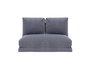 Atelier Del Sofa Taida - Sofá-cama de 2 plazas, Gris